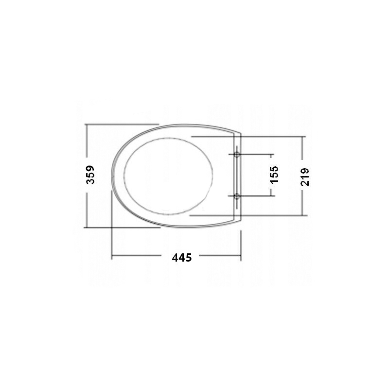Capac WC Cersanit, Terra, slim, duroplast cu Soft-Close si Easy Off